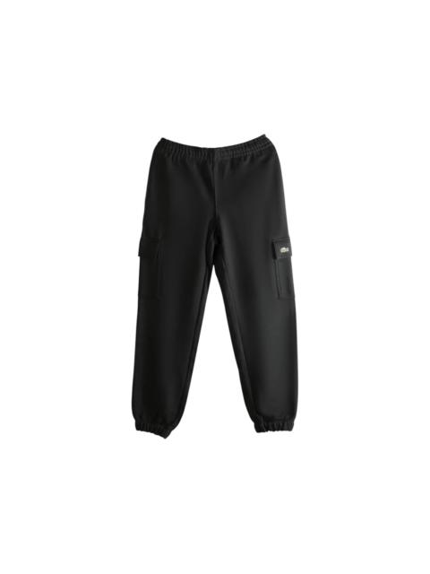 Lacoste Fleece Cargo Sweatpants Black