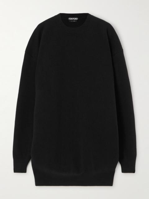 Wool-blend Mini Dress