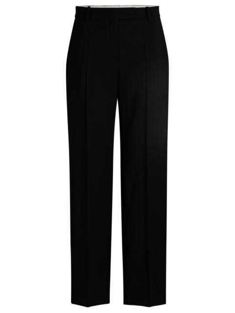 STRAIGHT-LEG TROUSERS IN WOOL