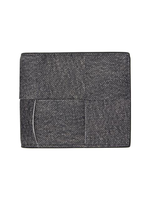 Gray Cassette Bi-Fold Wallet
