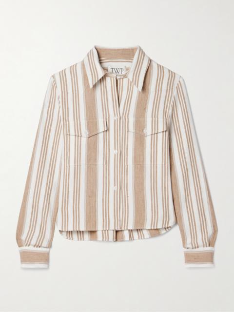 New Carter Striped Hemp Shirt