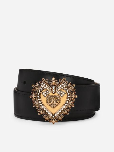 Devotion belt in lux leather