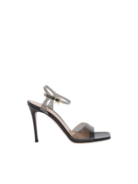 square-toe heeled sandals