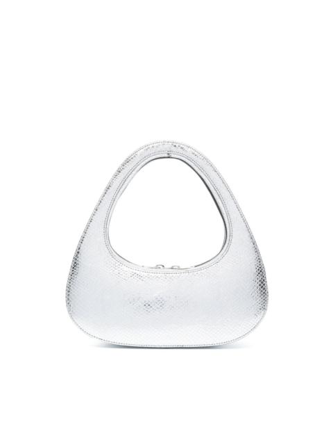 Swipe leather tote bag