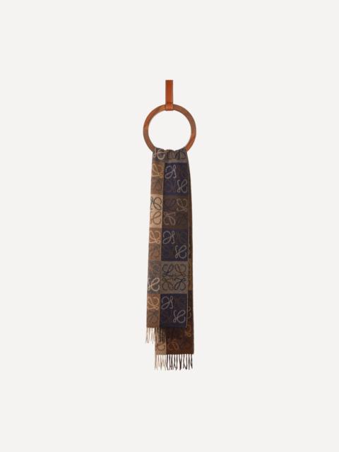 Anagram Wool-Blend Scarf