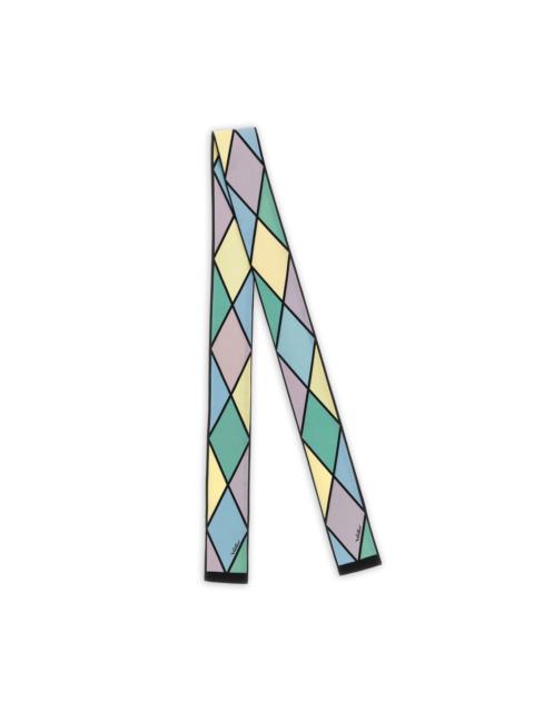Rhombelle printed bandeau scarf