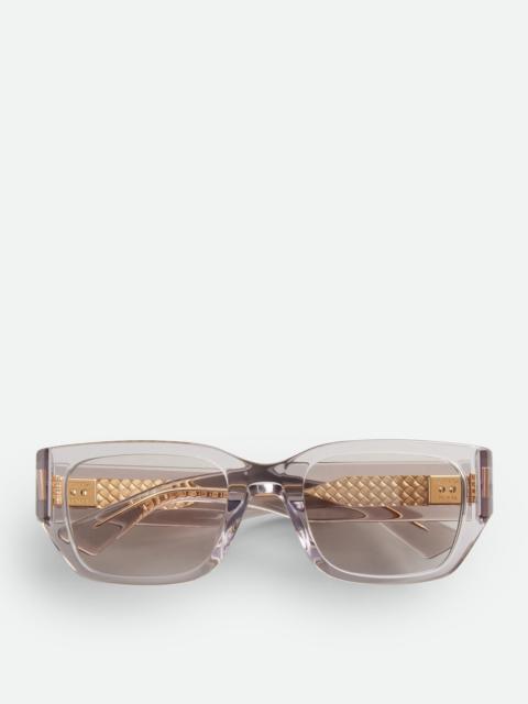 Intrecciato Square Sunglasses