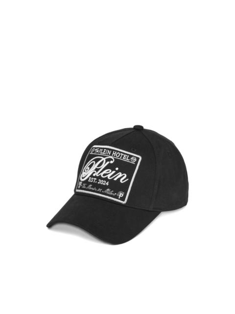 embroidered-logo baseball cap