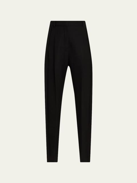 Virgin Wool Cigarette Trousers