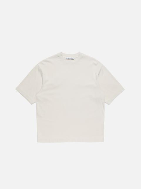 Logo t-shirt - Relaxed fit - Light taupe