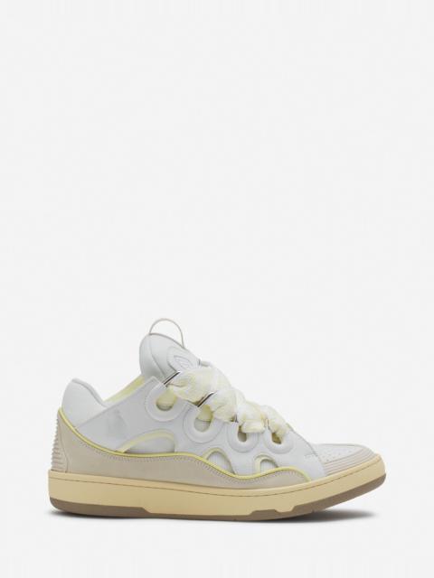 CURB LEATHER SNEAKERS