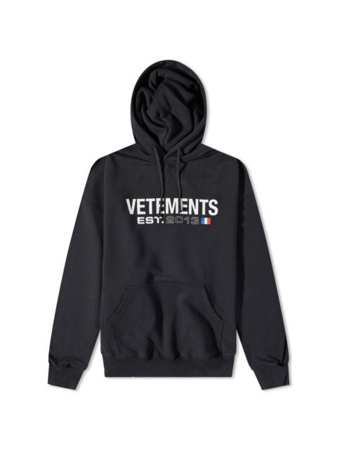 VETEMENTS Flag Logo Hoodie