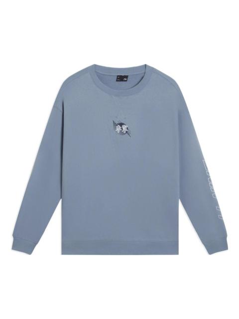 Li-Ning FW22 Logo Print Pullover 'Blue' AWDS923-2