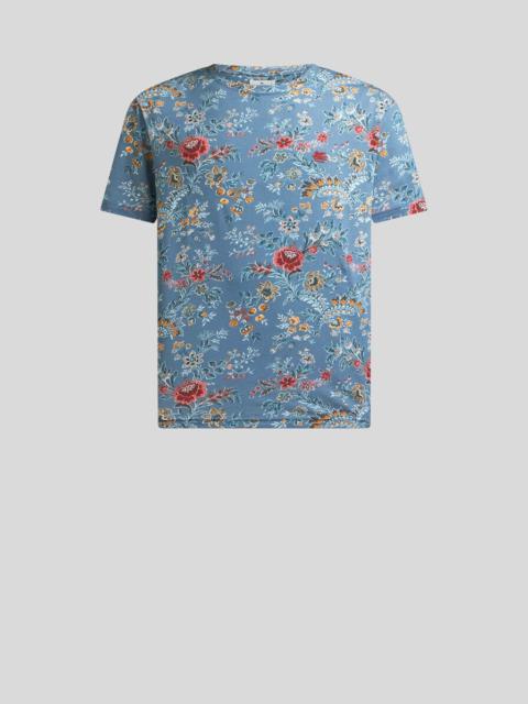 COTTON T-SHIRT WITH FLORAL PRINT