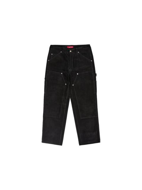 Supreme Suede Double Knee Painter Pant Black