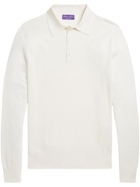 long-sleeve polo shirt