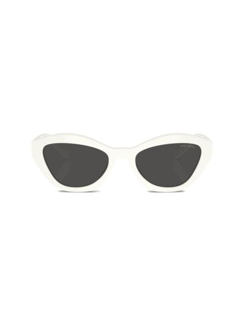 logo-lettering cat-eye sunglasses