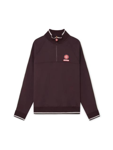 Quarter Zip Laurel Sweatshirt | Casablanca Paris