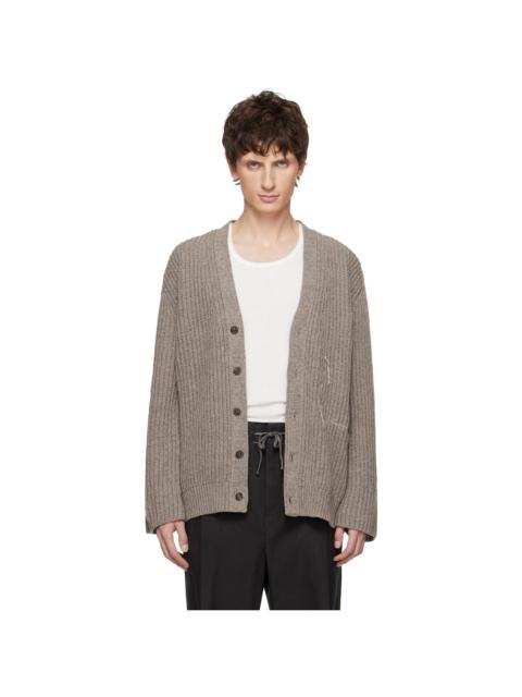Beige Wool Cardigan