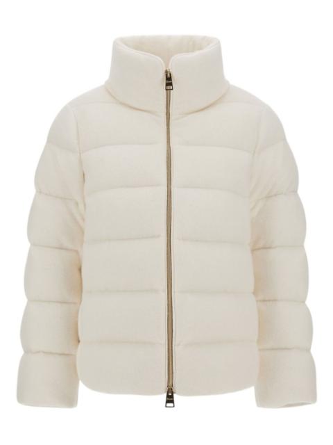 quilted high-neck jacket