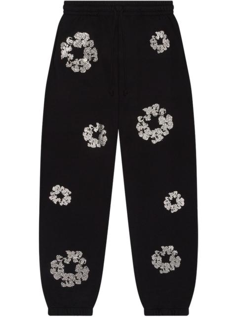 Swarovski Wreath "Black" track pants