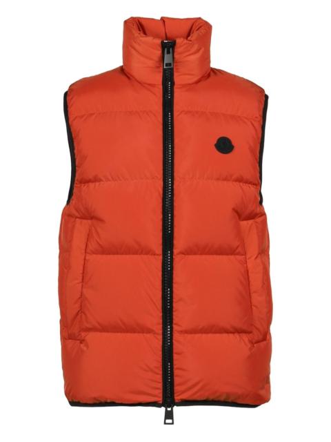 zip padded gilet