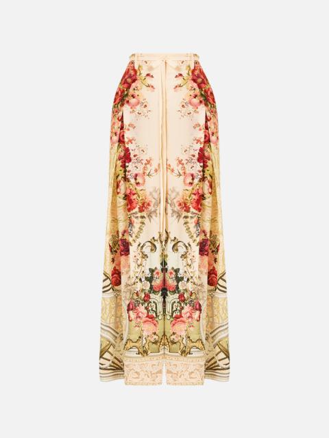 SOFT WIDE LEG PANT WITH TIE DETAIL