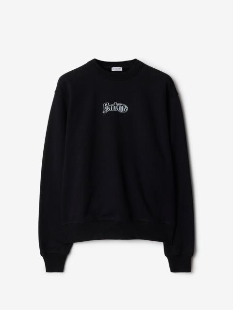 Logo Cotton Blend Sweatshirt
