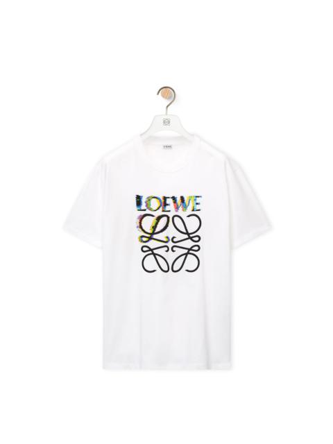 Glitch Anagram T-shirt in cotton