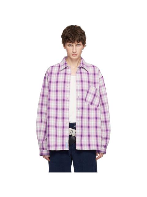Purple Plaid Shirt