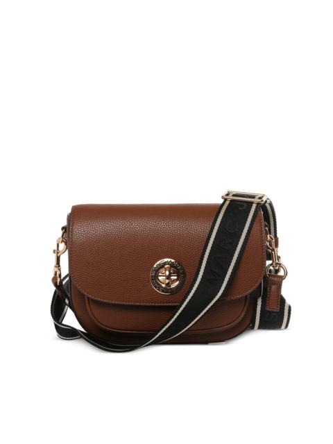 turn-lock fastening shoulder bag