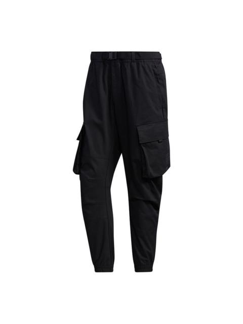 adidas Th Pnt Cargo Leisure Sports Big Pocket Suit Trousers Men's Black GM4418
