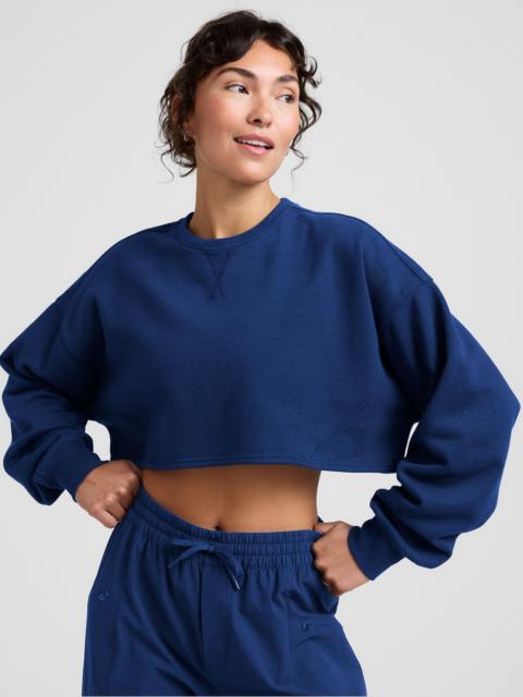 LuxeFleece Cropped Sweatshirt