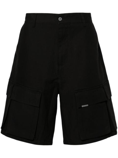 logo-plaque cargo shorts