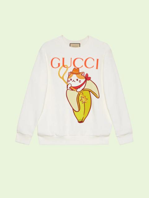 Gucci and Bananya cotton sweatshirt