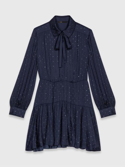 Studded flowing shirt dress