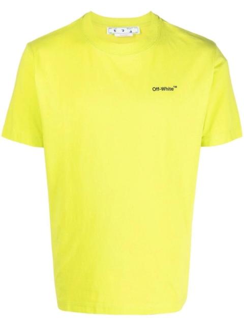 OFF-WHITE Caravag Arrow Slim S/S Tee Lime Black