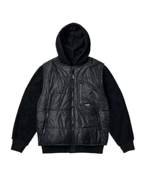 REVERSIBLE VEST HOOD BLACK