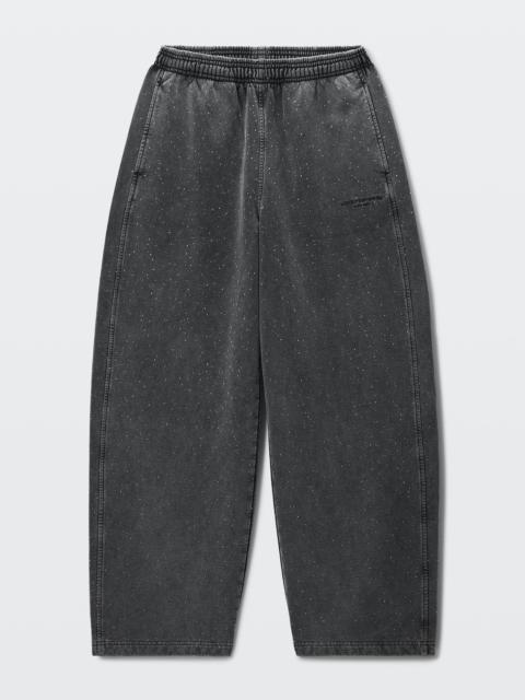CRYSTAL HOTFIX MID-RISE OVERSIZED SWEATPANT