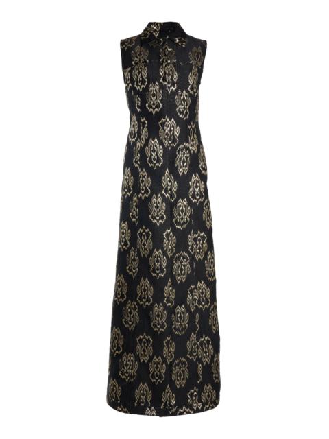 Patterned Jacquard Gilet black