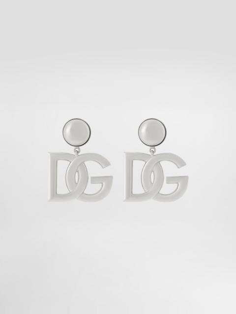 Clip-on earrings with DG logo