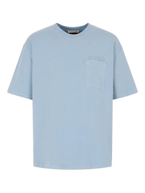 chest-pocket short-sleeves T-shirt