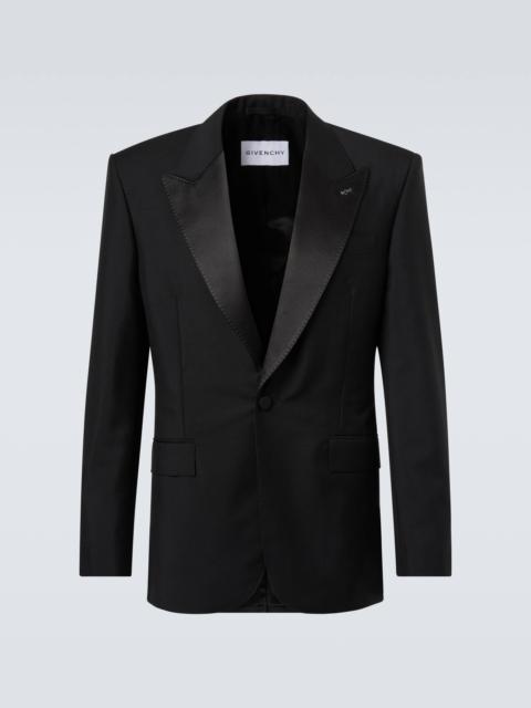 Wool and mohair blazer