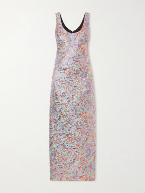Brocade Maxi Dress