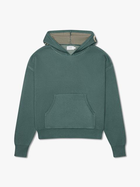 SCRIPT LOGO KNIT HOODIE