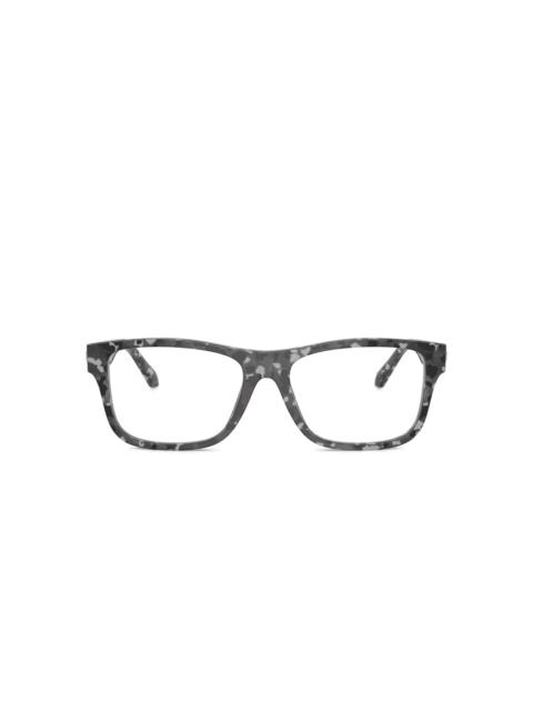square-frame glasses
