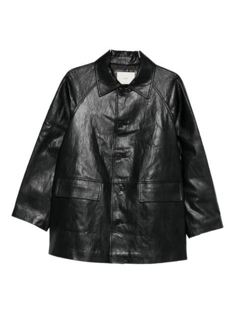 Lily button-fastening shirt jacket