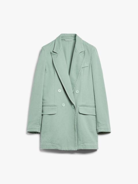 ZENOBIA Cotton drill double-breasted jacket