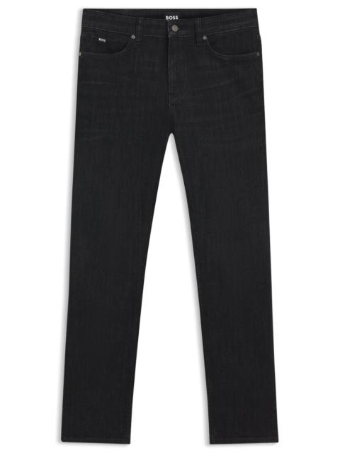 DELAWARE BLUE SLIM-FIT JEANS IN WRINKLE-RESISTANT DENIM