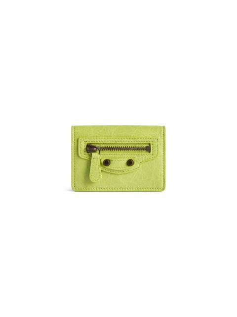 Women's Le City Mini Wallet in Pistache